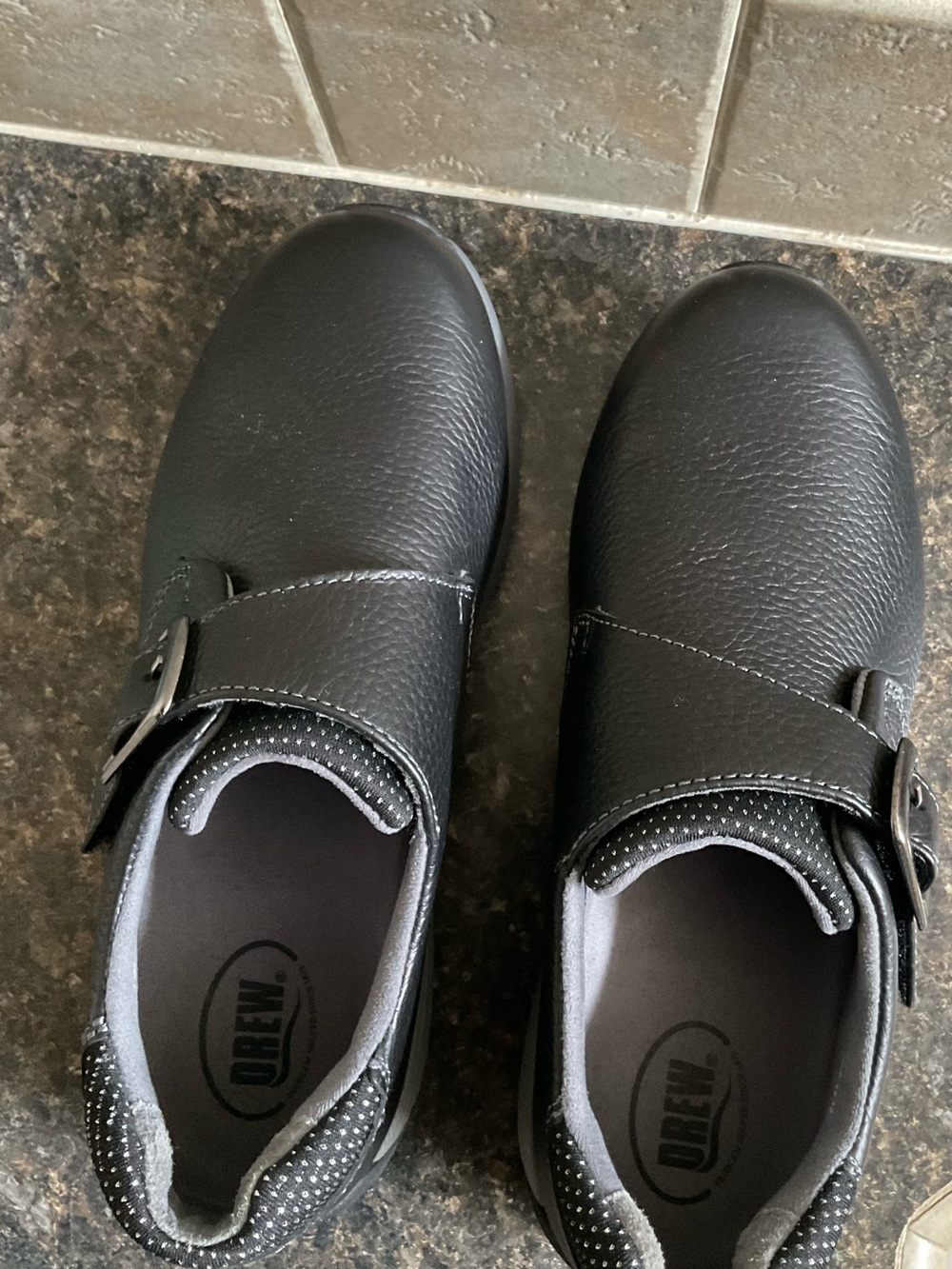 DREW Tempo Black Slip-On shoes with Buckle Strap - Picture 5 of 8